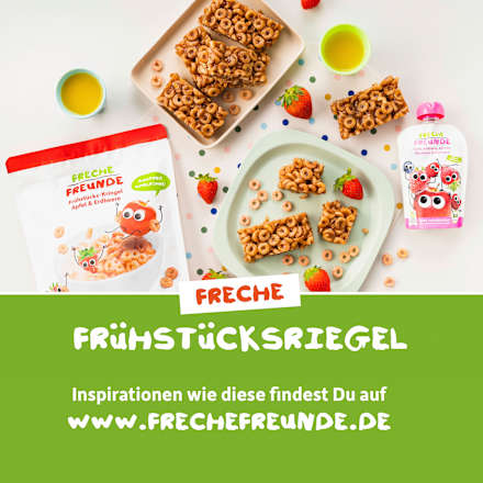 Kindermüsli Apfel & Erdbeere ab 1 Jahr Freche Freunde