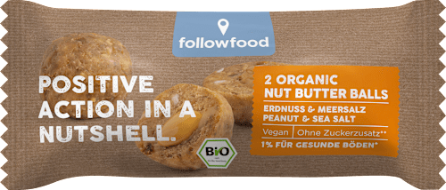 Nutbutter Bites Erdnuss und Meersalz followfood
