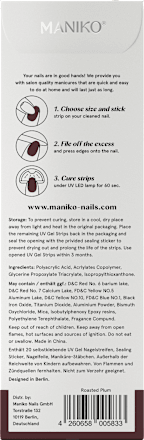 UV Nagelfolien Roasted Plum Maniko