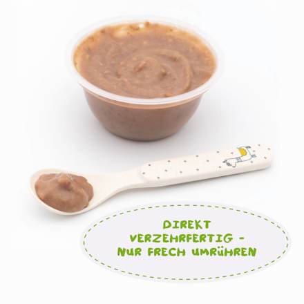 Frühstücks-Bowl Banane, Erdbeere & Hafer ab 8 Monaten  Freche Freunde