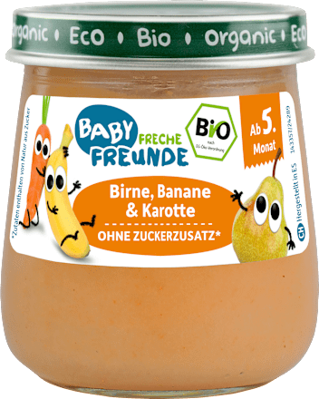 Früchte Birne, Banane & Karotte, ab dem 5. Monat Freche Freunde