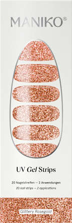 UV Nagelfolien Gel Strip Rosegold  Maniko