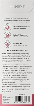 UV Gel Nagelfolien Smokey Pink Maniko