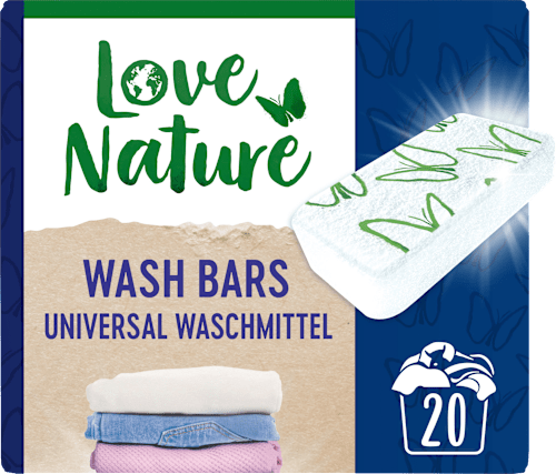 Vollwaschmittel Wash Bars alpine fresh Love Nature