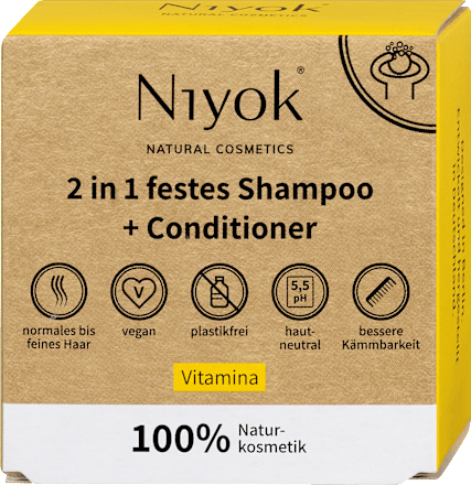 2in1 festes Shampoo +  Conditioner Vitamina Niyok®