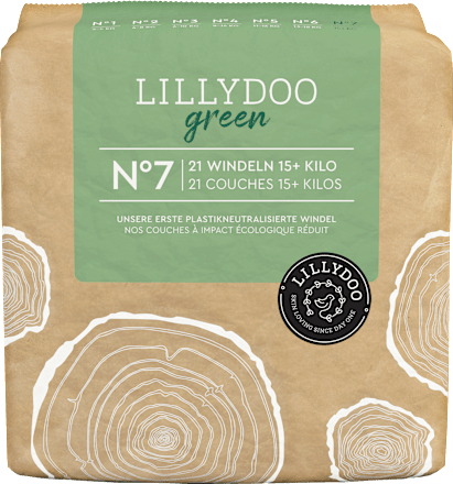Windeln green Gr. 7 (15+ kg) Lillydoo green