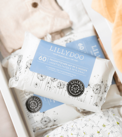 Feuchttücher mit 99% Wasser Lillydoo