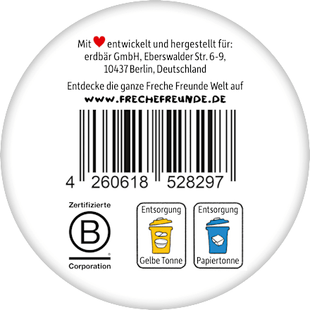 Frühstücks-Bowl Mango, Apfel, Aprikose & Hafer ab 8 Monaten Freche Freunde