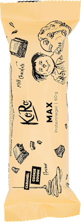 Proteinriegel Max, Caramel & Cookie Dough Geschmack KoRo