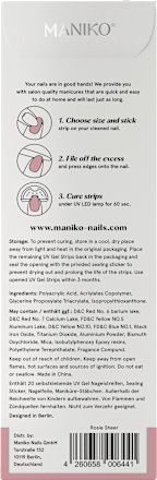 UV Gel Nagelfolien Rosie Sheer Maniko