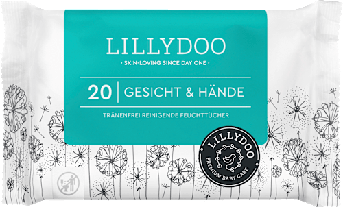 Feuchttücher Gesicht & Hände (8x20 St) Lillydoo