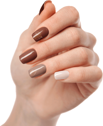 UV Gel Nagelfolien Toffee Twinkle Maniko