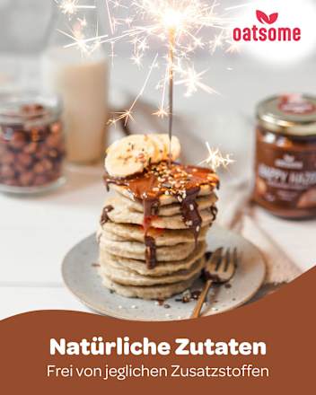 Haselnussmus, "Happy Hazel" Feelgood Spreads, Haselnuss Kakao oatsome