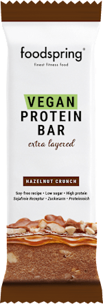 Proteinriegel Hazelnut Crunch, vegan foodspring