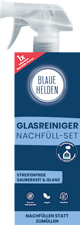 Glasreiniger Starterset Blaue Helden