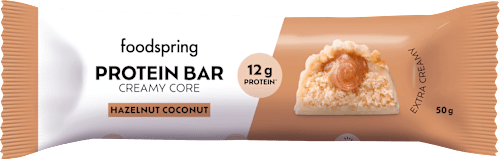 Proteinriegel Creamy Core Hazelnut Coconut foodspring