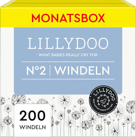 Windeln Gr. 2 (4-8 kg), Monatsbox Lillydoo