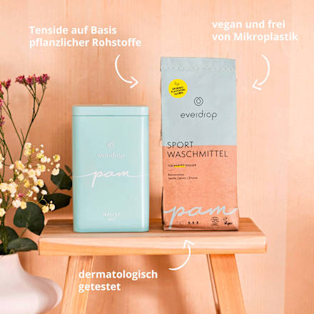 Sportwaschmittel Pulver Pamela Reif  everdrop