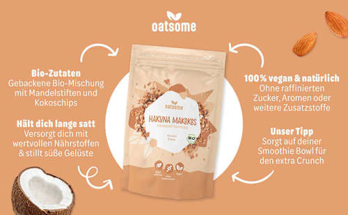 Crunchy Topping Hakuna Makokos, Mandel & Kokos oatsome