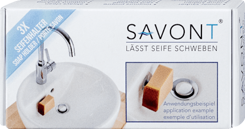 Seifenhalter 3er Pack Classic Edition SAVONT