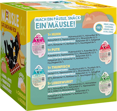Katzensnack "Mäusle" Multipack (6x28 g) Lucky Lou