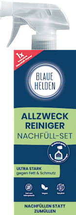 Allzweckreiniger Power-Pulver Starterset Blaue Helden