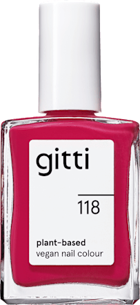 Nagellack Plant Based 118 Himbeerrot gitti