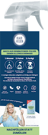Allzweckreiniger Power-Pulver Starterset Blaue Helden