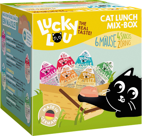 Katzensnack "Mäusle" Multipack (6x28 g) Lucky Lou