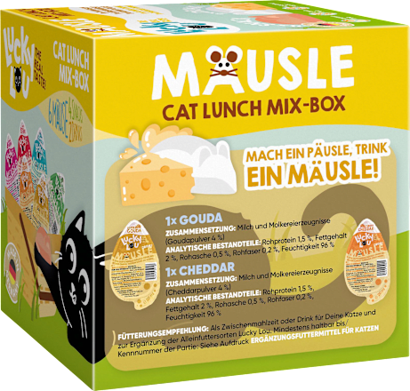 Katzensnack "Mäusle" Multipack (6x28 g) Lucky Lou