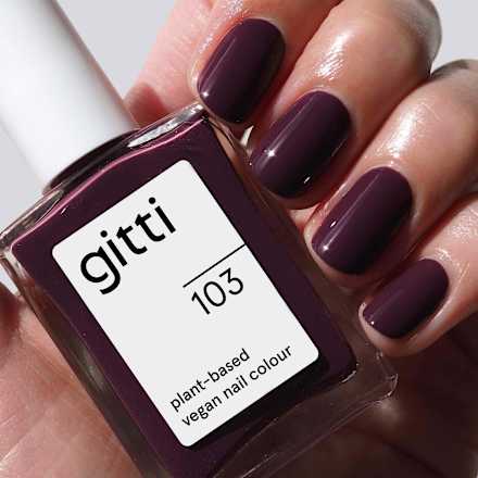 Nagellack Plant Based 103 Aubergine gitti