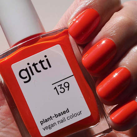 Nagellack Plant Based 139 Feuriges Orangerot gitti