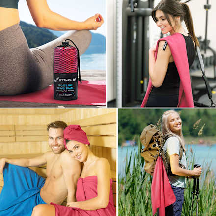 Handtuch Mikrofaser Koralle keine Marke