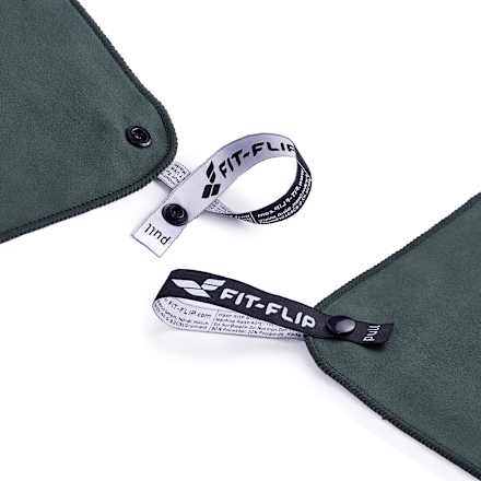 Handtuch Mikrofaser Dunkelgrau keine Marke