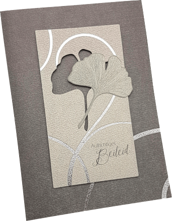 Grußkarte Trauer CACTUS