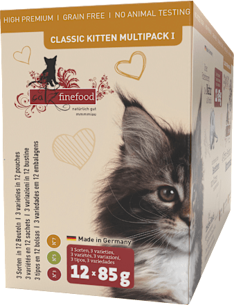 Nassfutter Katzen, Classic Kitten, Multipack I (12x85g) catz finefood