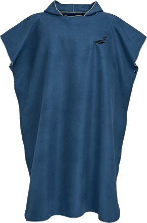 Badetuch Poncho marineblau aus Mikrofaser Gr. M FIT-FLIP
