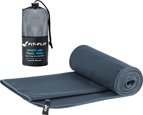 Handtuch Mikrofaser Dunkelgrau keine Marke