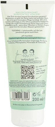 Kinder Dusche & Shampoo 2in1  Sensibelchen Jean&Len