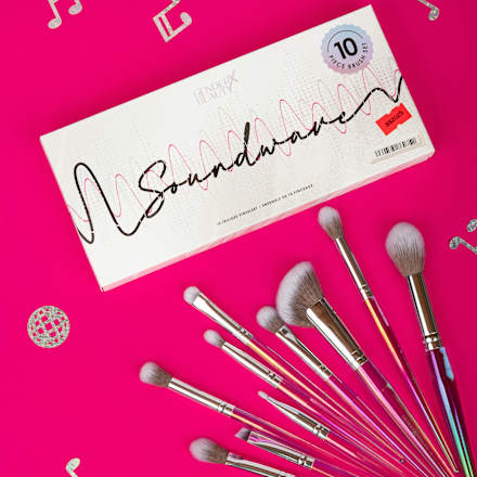 Pinselset Sound Wave 10tlg Gender X Beauty