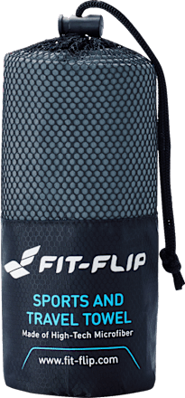 Handtuch Mikrofaser Dunkelgrau keine Marke