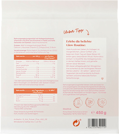 Kollagen Plus Pulver Glow25