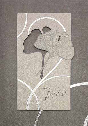 Grußkarte Trauer CACTUS