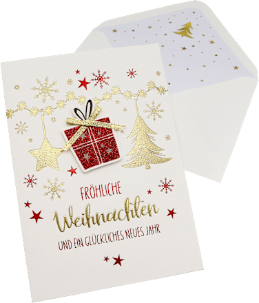 Grußkarte Weihnachten Paket CACTUS