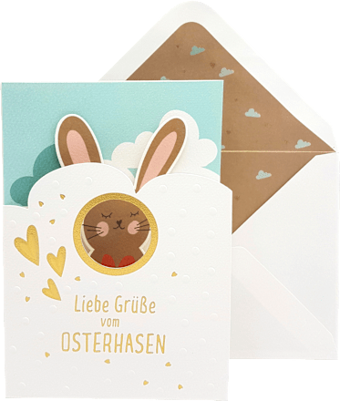 Grußkarte Ostern Langohr CACTUS