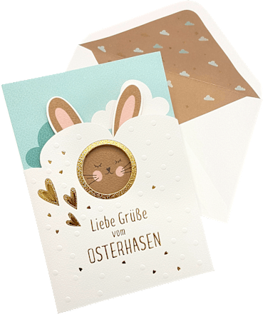 Grußkarte Ostern Langohr CACTUS