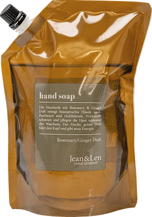 Flüssigseife Rosemary & Ginger Nachfüllpack Jean&Len