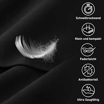 Handtuch Fitness Schwarz keine Marke