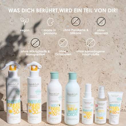 Sonnenmilch Kids sensitiv LSF 50+ Jean&Len