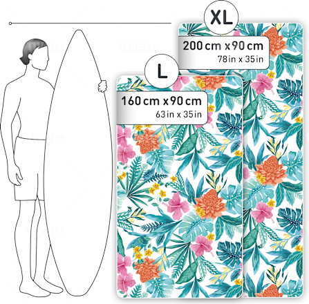 Handtuch Mikrofaser tropical keine Marke